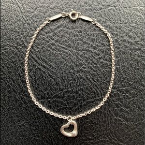 Tiffany & Co Elsa Peretti Open Heart Bracelet